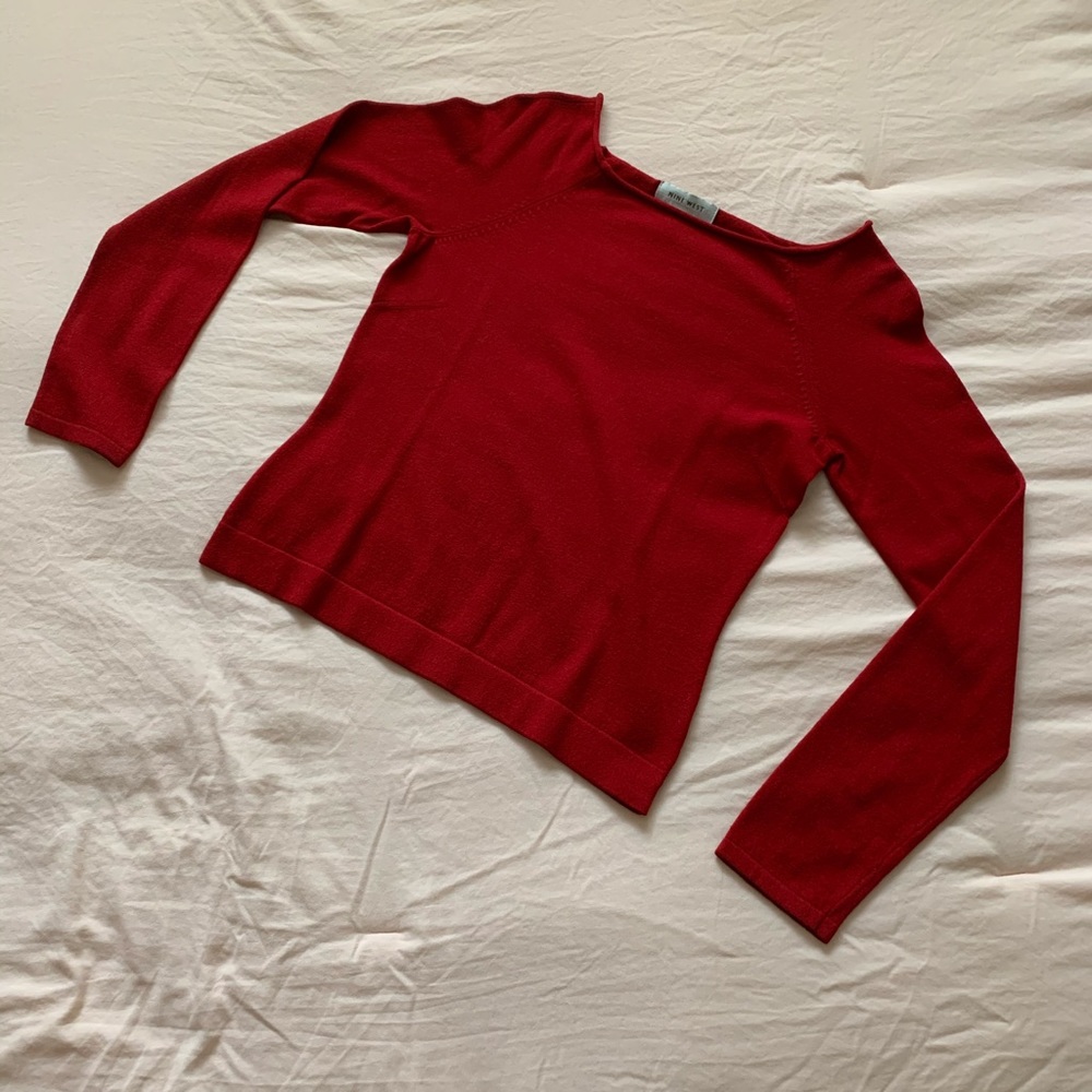 Nine West 90’s Off-the-Shoulder Sweater